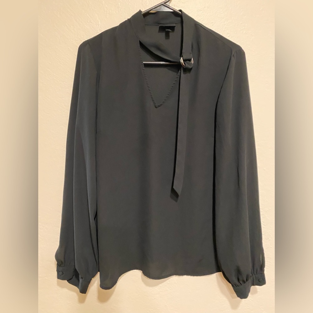 Black Buckle blouse